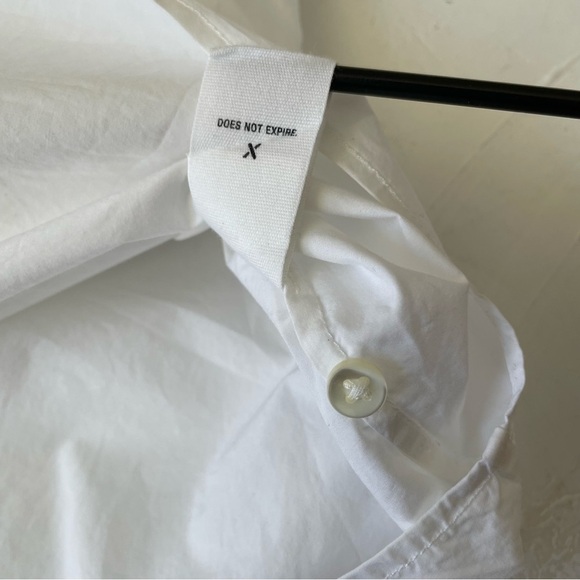 ALEX MILL Women's Easy Ruffle White Shirt Size L - Picture 13 of 13